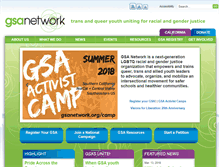 Tablet Screenshot of gsanetwork.org
